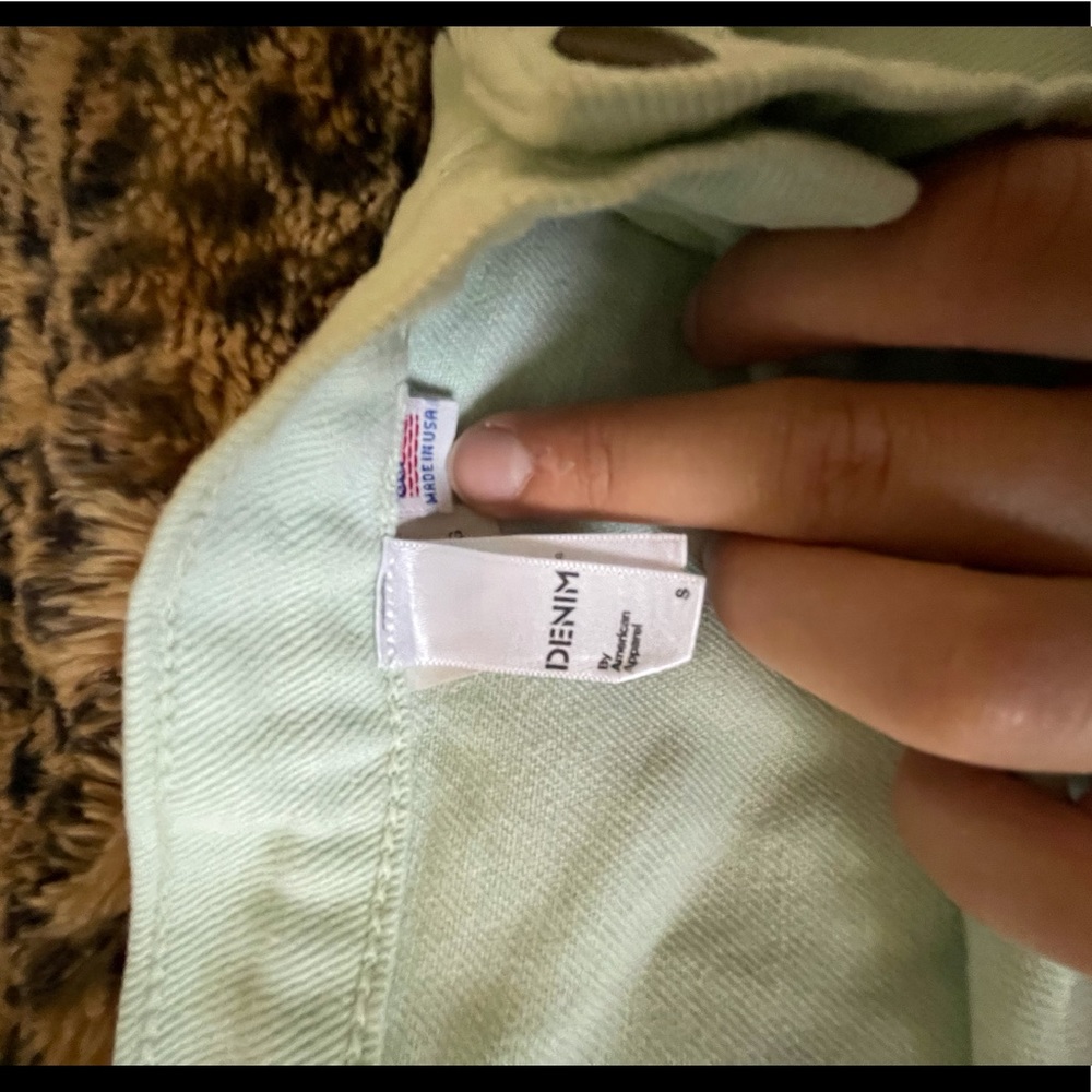 AMERICAN APPAREL MINT CIRCLE SKIRT VTG